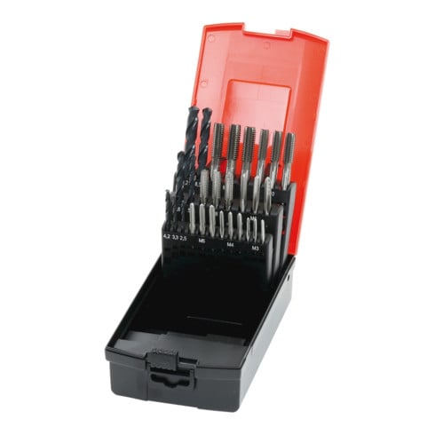 HOLEX Taraud main + foret hélicoïdal pour avant-trous M3-12