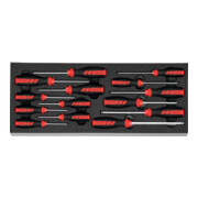 Holex Tournevis pour TX et 6 pans, Nombre d'outils: 14