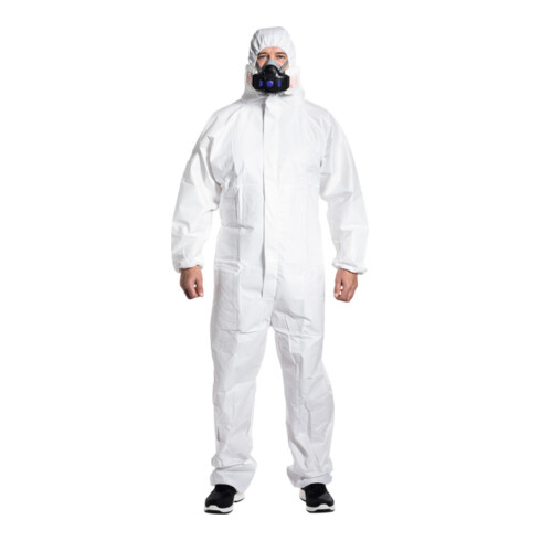 HOLEX Tuta da lavoro tipo 5/6, bianco, Tg. Unisex: 3XL