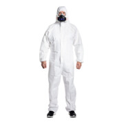 HOLEX Tuta da lavoro tipo 5/6, bianco, Tg. Unisex: 3XL
