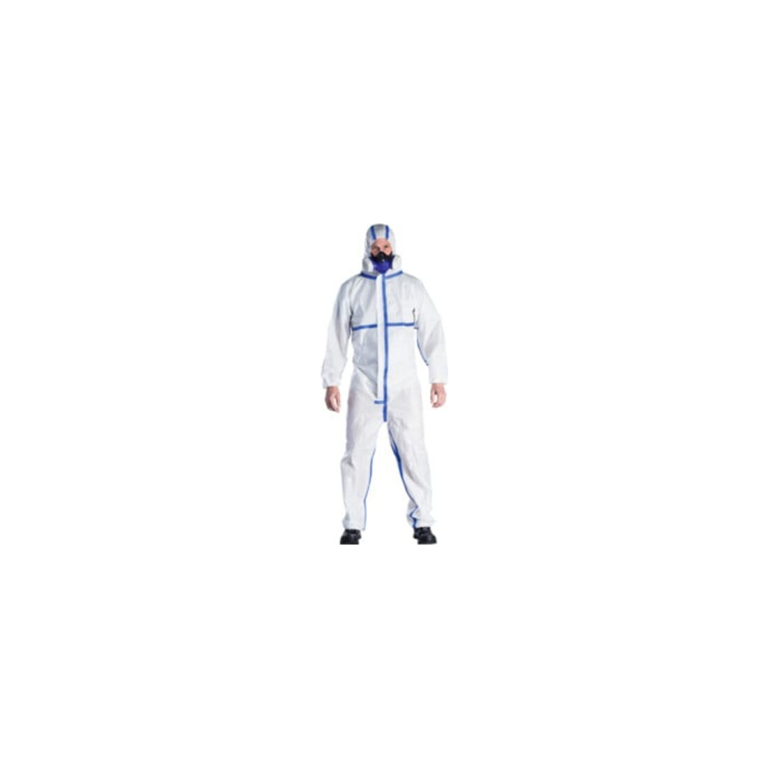 HOLEX Tuta da lavoro tipo 5/6, bianco, Tg. Unisex: XL