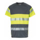 HOLEX Veiligheids-T-shirt, grijs / geel, Uniseks-maat: M-1