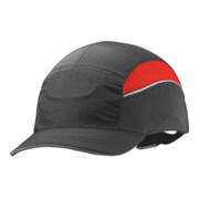 HOLEX Veiligheidspet, zwart/rood, Type: SHORT