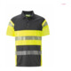 HOLEX Veiligheidspoloshirt, grijs / geel, Uniseks-maat: 4XL-1