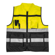 HOLEX veiligsheids-vest geel / zwart