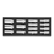 HOLEX verlengstuksset 1/2 inch, Aantal gereedschappen: 14