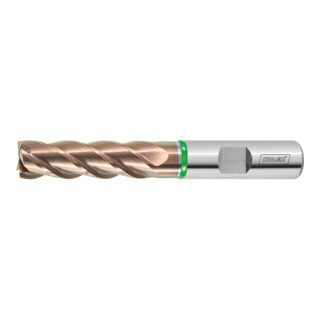 HOLEX VHM-frees met spaandelers TPC, TiSiN, ⌀ e8 DC: 8mm