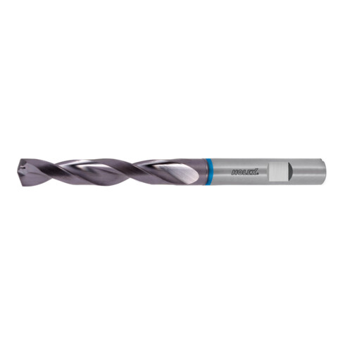 HOLEX VHM-Hochleistungsbohrer Weldon DIN 6535 HB, TiAlN,Ø DC m7: 4,3 mm, 122666 4,3