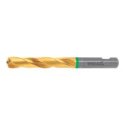 HOLEX VHM-Hochleistungsbohrer Weldon DIN 6535 HB, TiN,Ø DC h7: 3,2 mm, 122635 3,2