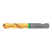 HOLEX VHM-Hochleistungsbohrer Weldon DIN 6535 HB, TiN,Ø DC h7: 5,2 mm, 122345 5,2