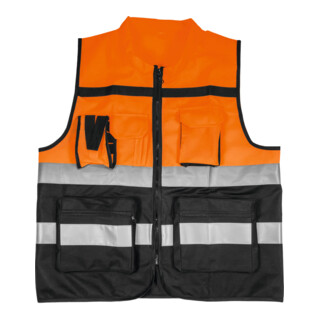HOLEX Warnschutz-Weste orange / schwarz
