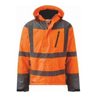 Holex Warnschutz Winterjacke, orange / grau, Unisex-Größe: 2XL