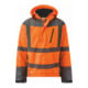 Holex Warnschutz Winterjacke, orange / grau, Unisex-Größe: M-1