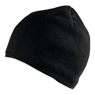HOLEX Wintermütze BLACK, gerade