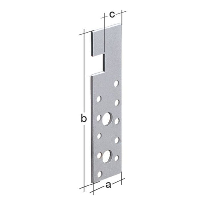 Holz-Eisen-Anker Abm.160x40x4mm sdmverz.GAH