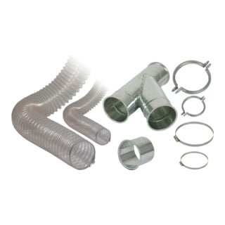 Holzcraft Absauganlagen Anschluss-Set 120/58 mm