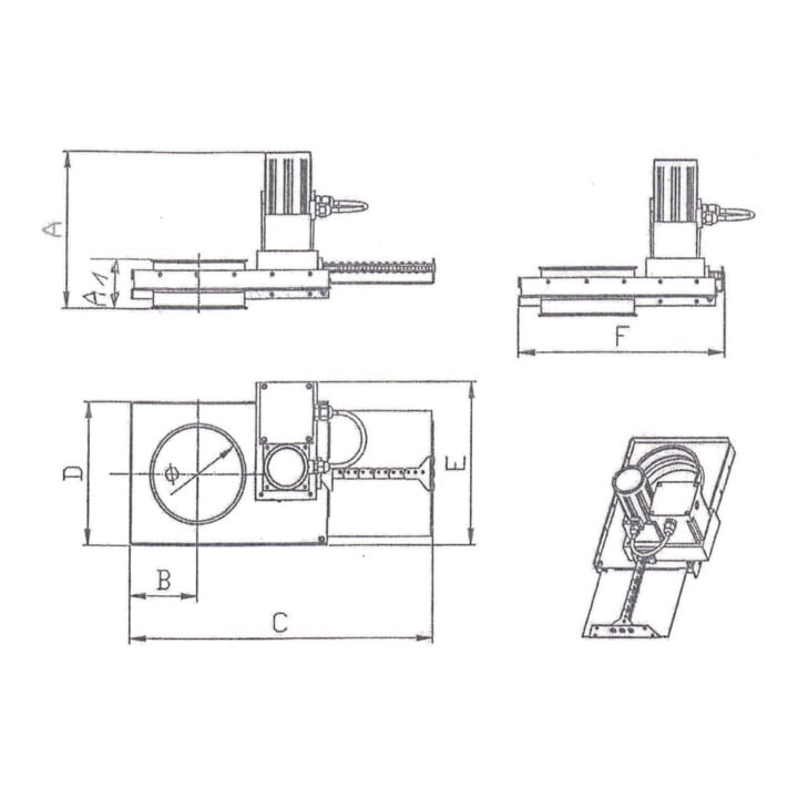 Holzcraft Elektrischer Absperrschieber Ø 140 mm