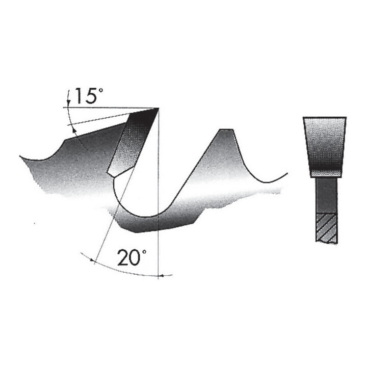 Holzkraft HM-Kreissägeblatt KSB-LF 700/46 grobe Schnittgüte