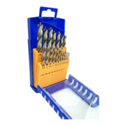 Holzspiralbohrersatz 012K 25-tlg.D.1-13mm 0,5mm steig.CV-Stahl FISCH-TOOLS