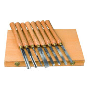 holzstar Set de couteaux à tournage 8 pièces