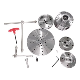 holzstar Vier-Backenfutter Ø 115 mm Premium-Set