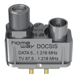 Homeway HW-ET6 Module retour DVB-C avec atténuateur de connexion 10 dB HAXHSM-G0200-C006