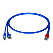 Homeway HW-Y-Kabel1 LAN/LAN 0,5 m bleu/bleu HCAHNG-B2103-A005-1