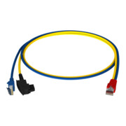 Homeway HW-Y-Kabel4 LAN/TAE 0,5m bl/ge HCAHNG-B2404-A005-3