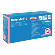 Honeywell Dermatril® L 741 Gants Kat. III, bleu, 7-4