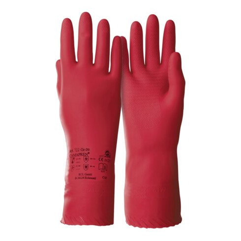 Honeywell Gants Camapren 722, T. 7, rouge