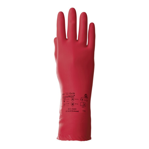 Honeywell Gants Camapren 722, T. 7, rouge