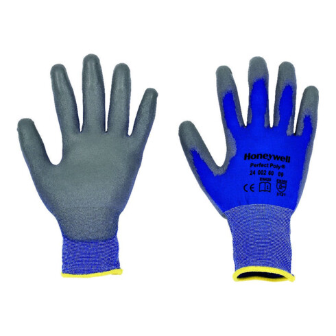 Honeywell Gants PerfectPolySkin Taille 9, gris