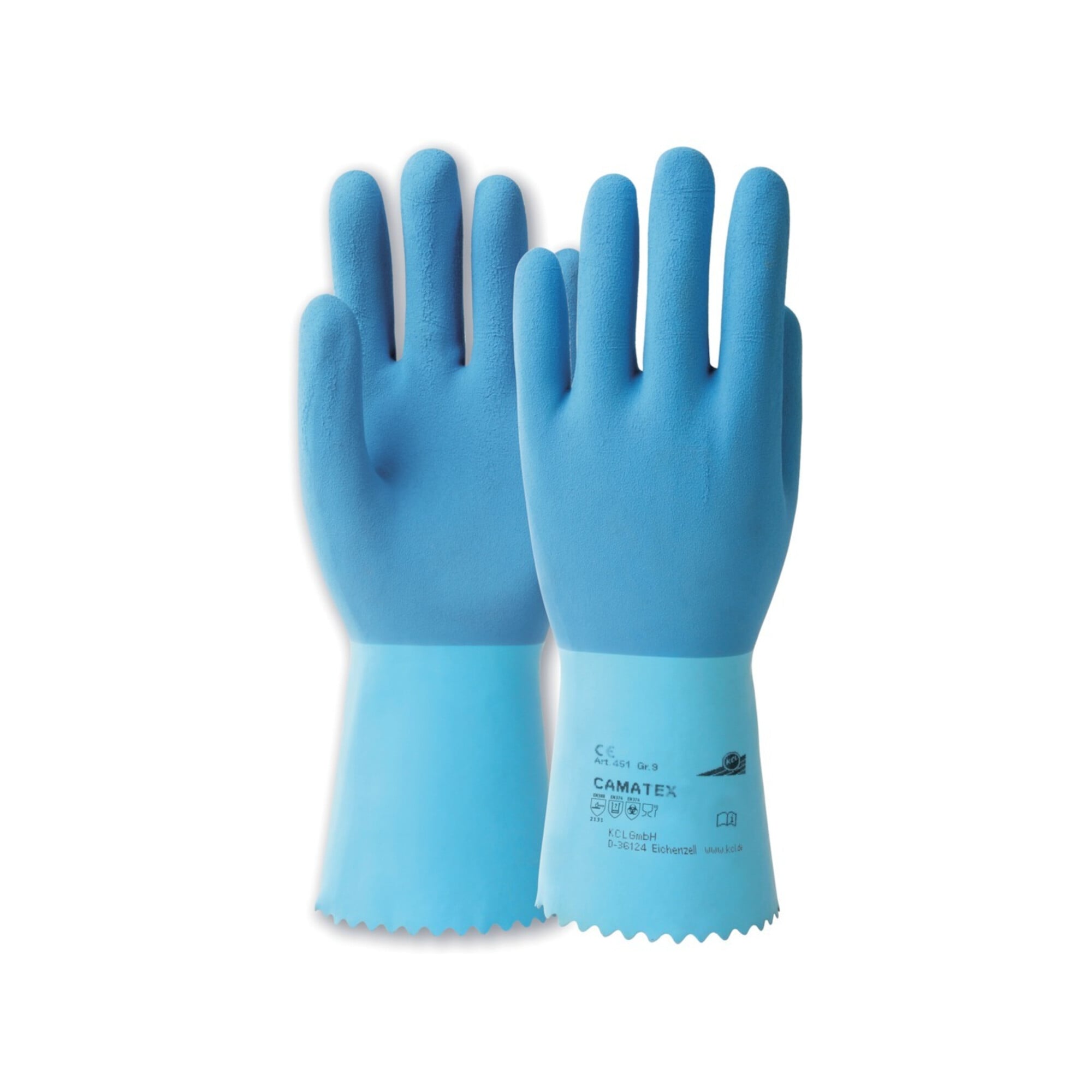 Honeywell Handschuh Camatex 451, Gr. 9, blau