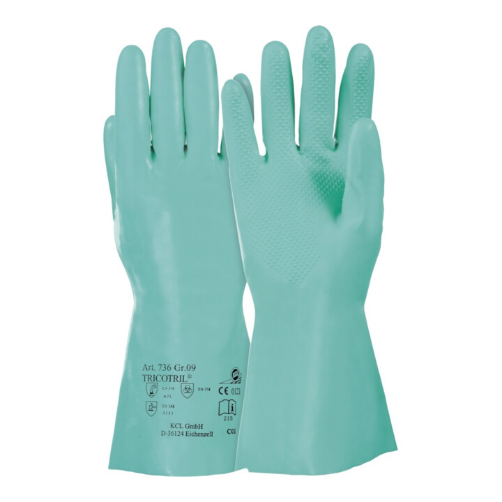 Honeywell Handschuh Tricotril 736, L 300mm,Gr.8,grün