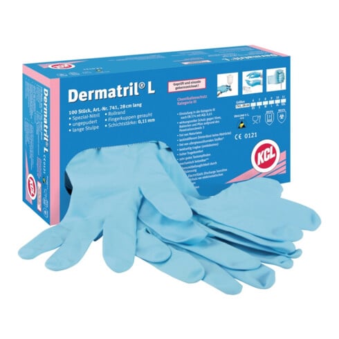 Honeywell Hds Dermatril® L 741 Kat. III, blau, 7