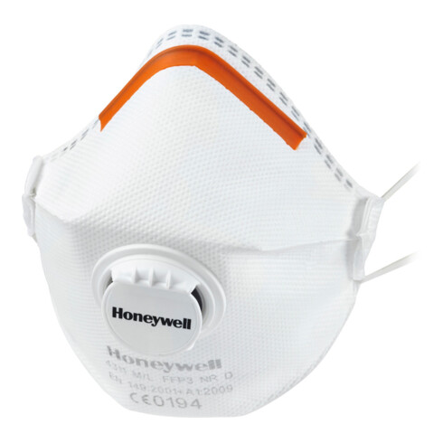 HONEYWELL Set adembeschermingsmaskers, vouwbaar Serie 4000, Filter: P3V