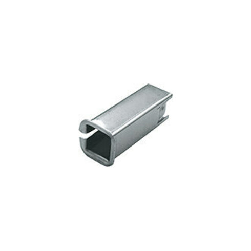 HOPPE Ausgleichshülse für Vierkantstift 8/9mm, Eisen silber blank