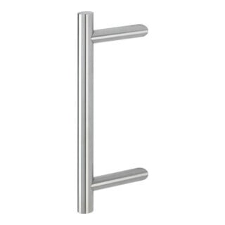 Hoppe Barre de poussée E5012 VA Coloris n° F69 A. 300mm L.400mm oblique
