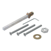 Hoppe Bef-set. Protections anti-torsion 4-KT. 8mm TS 67-72mm