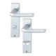 HOPPE Birm.1117/202KP Garniture courte en aluminium F1 SK/OL poignée carrée-1