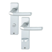 HOPPE Birm.1117/202KP Garniture courte en aluminium F1 SK/OL poignée carrée