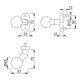 HOPPE Bouton FH sur rosace FS-E50G/55, inox mat ovale-4