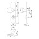 HOPPE Bouton ZT a.SI-long., 86G/3332ZA avec ZA, PZ E72, F1 anodisé-4