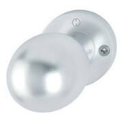 HOPPE Bouton ZT sur rosace 50/50, rond, anodisé couleur naturelle