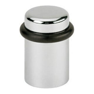 HOPPE Butée de porte au sol sans sécurité anti-rotation M498, H 45 mm, Ø 37 mm laiton chromé
