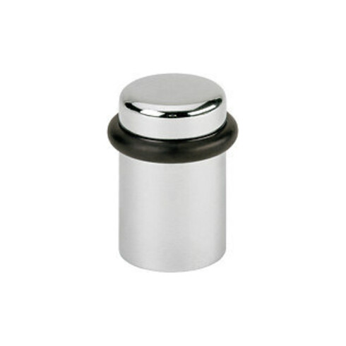 HOPPE Butée de porte au sol sans sécurité anti-rotation M498, H 45 mm, Ø 37 mm laiton chromé