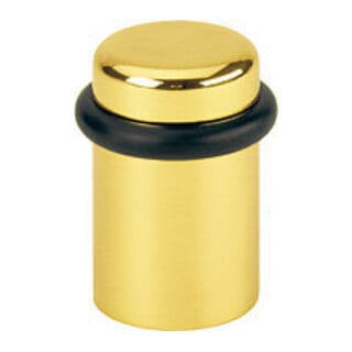 HOPPE Butée de porte au sol sans verrouillage M498, H 45 mm, Ø 37 mm Laiton, laiton