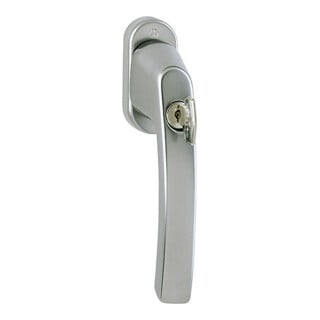 HOPPE DK-Fenstergriff abschließbar Luxemb. 099S/U52Z 200NM gleichschl., 7/37,F9