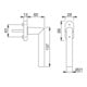 HOPPE DK-Fenstergriff Amsterdam 0400/U30 mit ovaler Rosette VK7x37,F1 eloxiert-4
