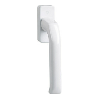 HOPPE DK-Fenstergriff London 013/U34 mit eckiger Rosette VK7x32,F9016 beschichtet